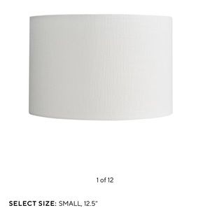 Pottery Barn Straight Gallery Shade